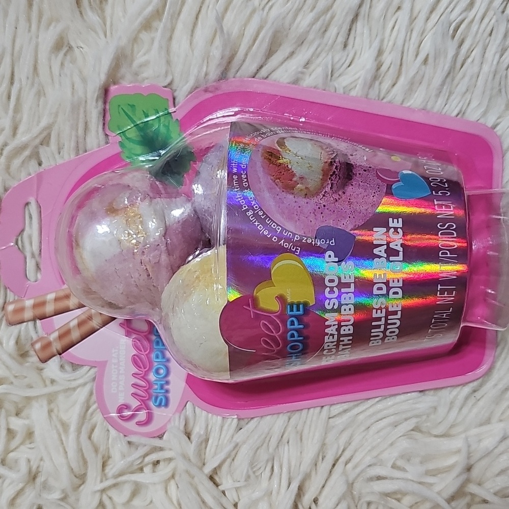 Sweet Shoppe Ice Cream Scoop Bath Bubbles